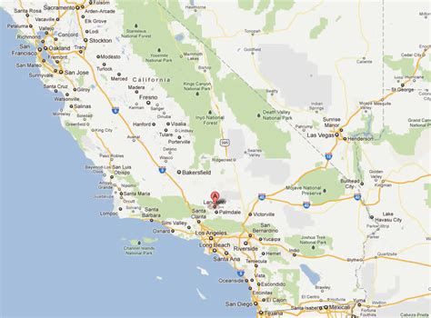lancaster california google maps